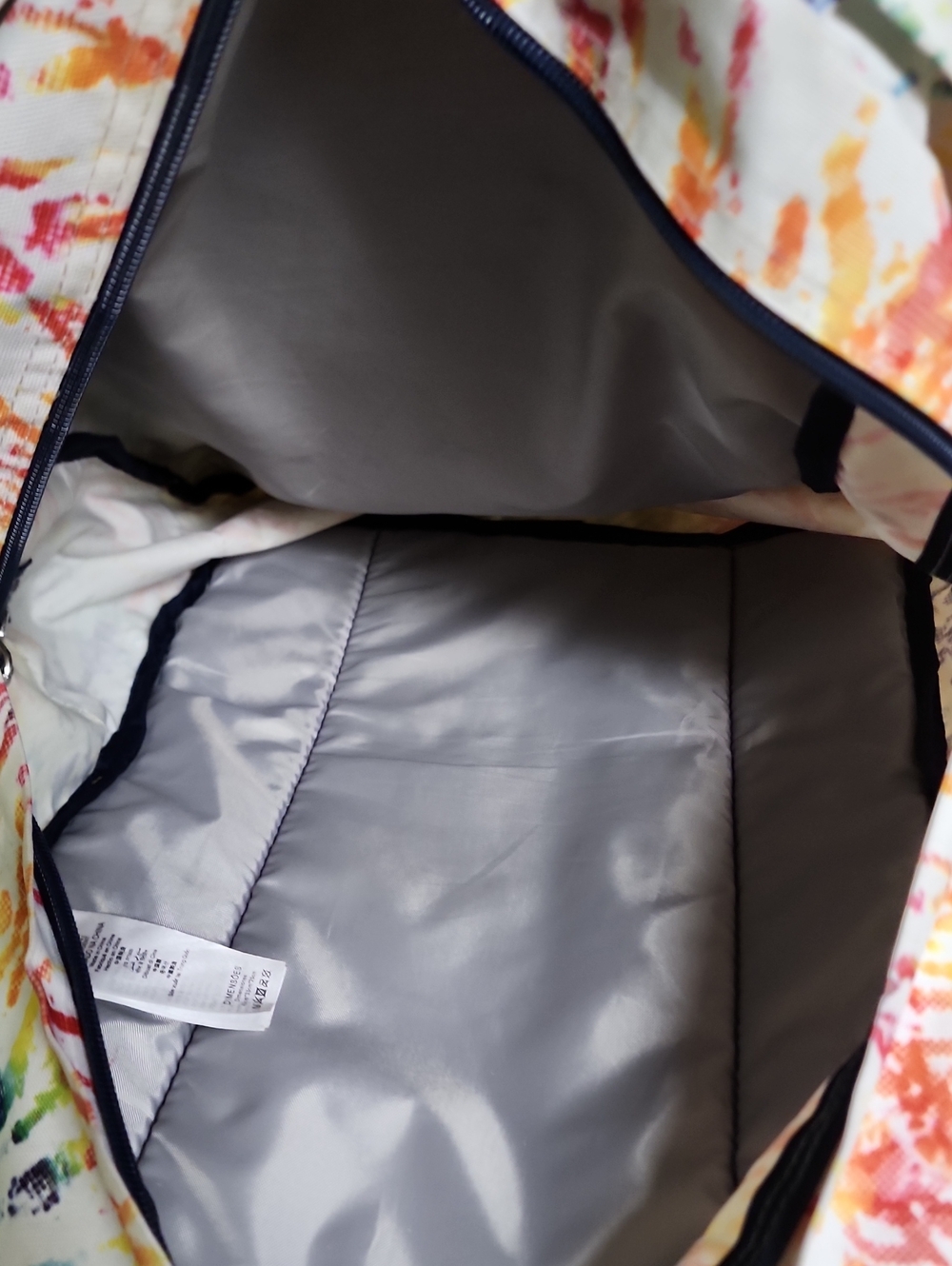 JanSport Big Student Backpack Rainbow Tie Dye Large School Bookbag EUC - Picture 3 of 16